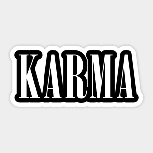 Karma Sticker